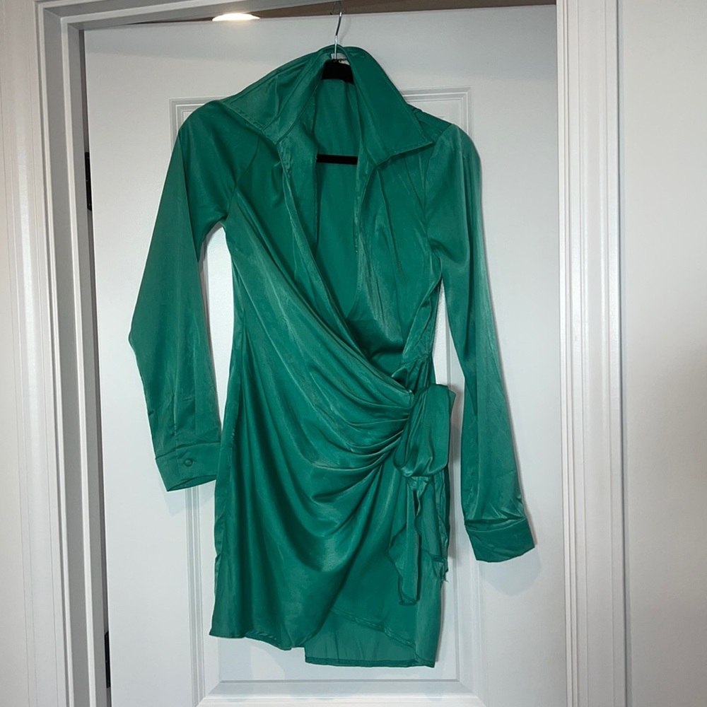 Revolve superdown draped mini dress